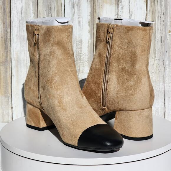 NEW - On 34th Janette Cap-Toe Booties - Size 8.5 M - Picture 6 of 10